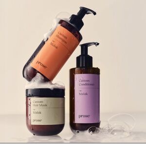 Prose Shampoo Conditioner and Hair Mask Full Size Prelude Scent